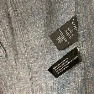 Coach "Chambray Tie Midi" Skirt