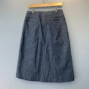 Coach "Chambray Tie Midi" Skirt