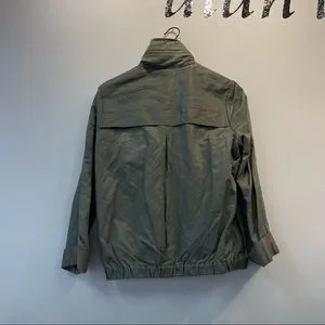 Joie M green Full zip cargo-like
