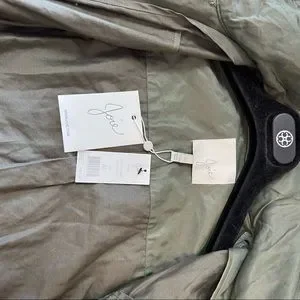 Joie M green Full zip cargo-like
