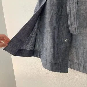 Coach "Chambray Tie Midi" Skirt
