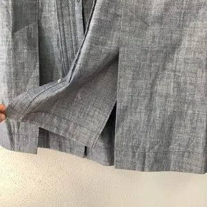 Coach "Chambray Tie Midi" Skirt