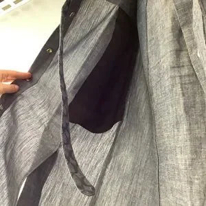 Coach "Chambray Tie Midi" Skirt