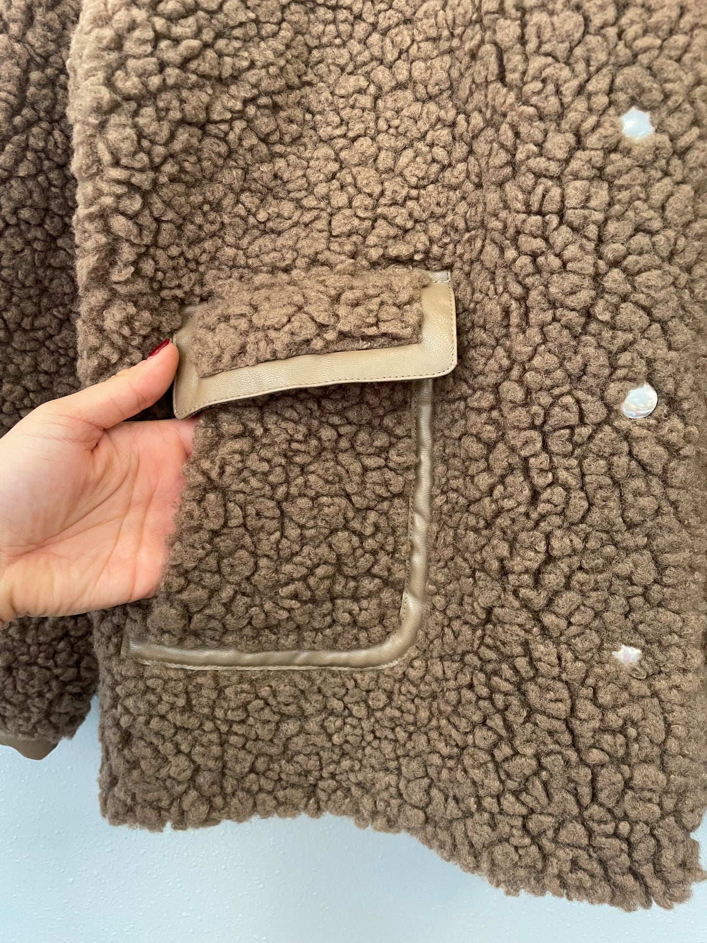 Soft Surroundings "Margarette Sherpa" Jacket