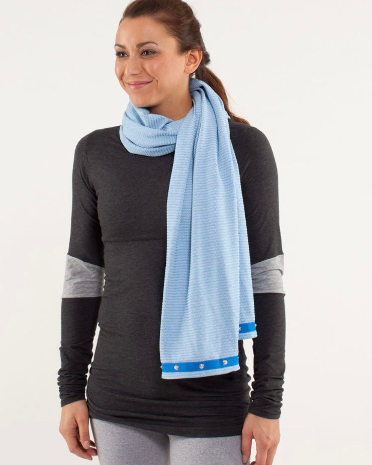 "Blue Vinyasa Scarf" by Lululemon