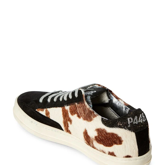 P448 sneaker 6 Cow print lace tennis shoe