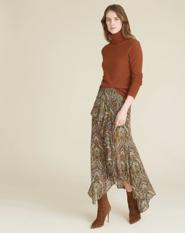 Veronica Beard "Trixie Paisley" Skirt