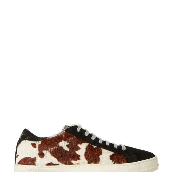 P448 sneaker 6 Cow print lace tennis shoe
