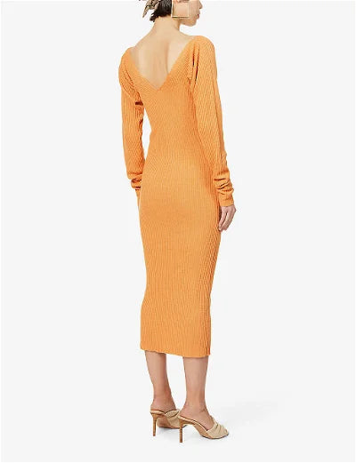 Remain by Birger Christensen "Courtney Ribbed" Dress