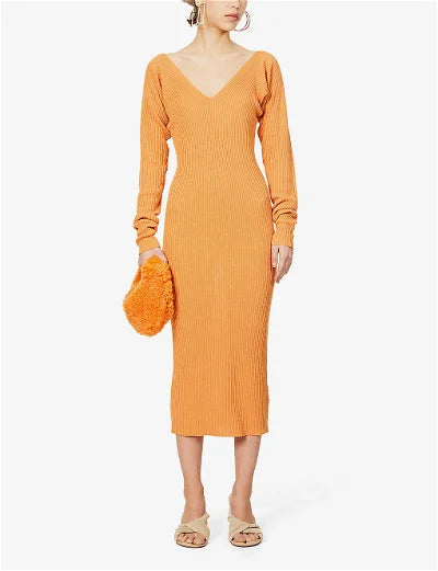 Remain by Birger Christensen "Courtney Ribbed" Dress