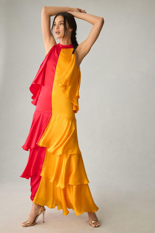 Pinnacle Shruti Sancheti "Mock Neck" Dress