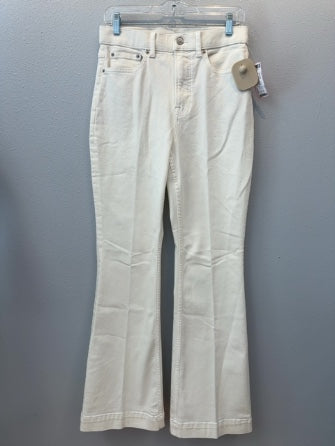 Spanx 10 White Flare Jeans