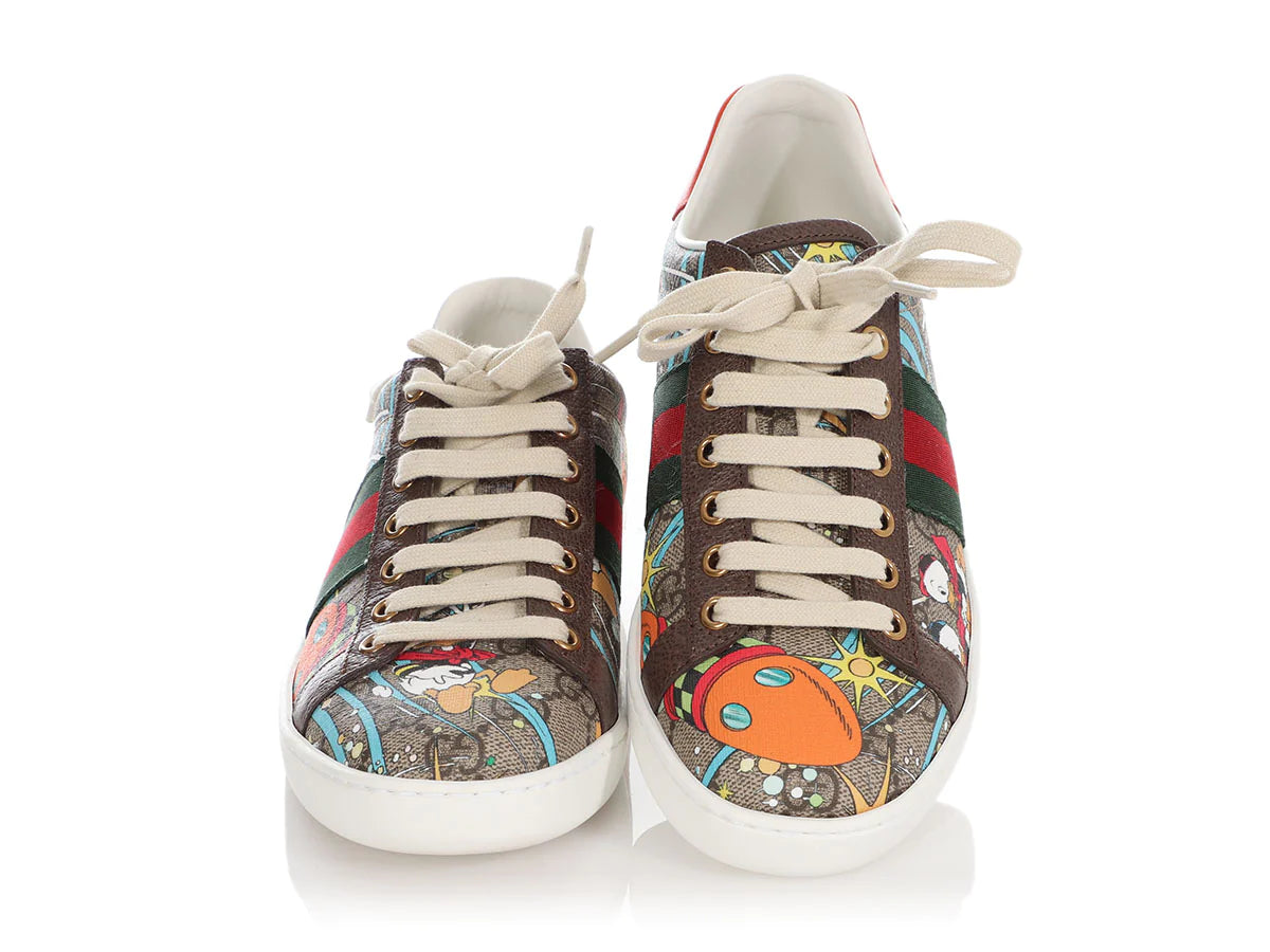 Gucci "Disney x Donald Duck Ace" Sneakers