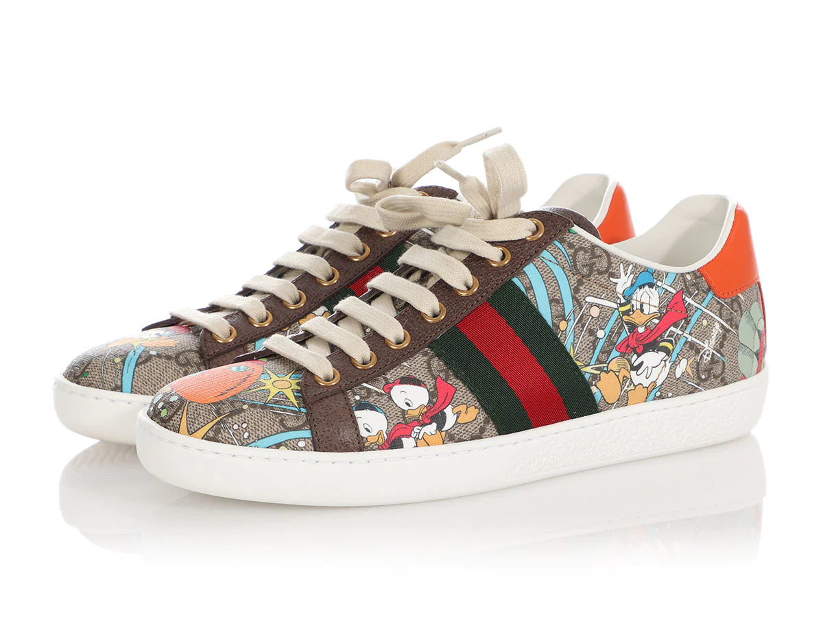 Gucci "Disney x Donald Duck Ace" Sneakers