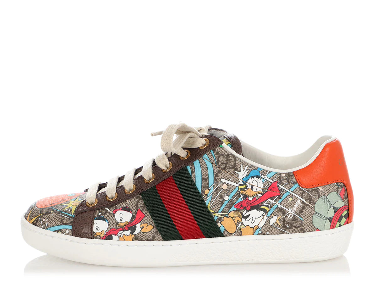 Gucci "Disney x Donald Duck Ace" Sneakers