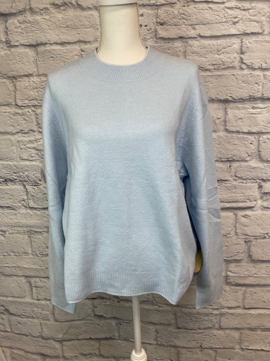 j crew XXL Blue SOFT U cut knit NWT