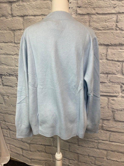 j crew XXL Blue SOFT U cut knit NWT