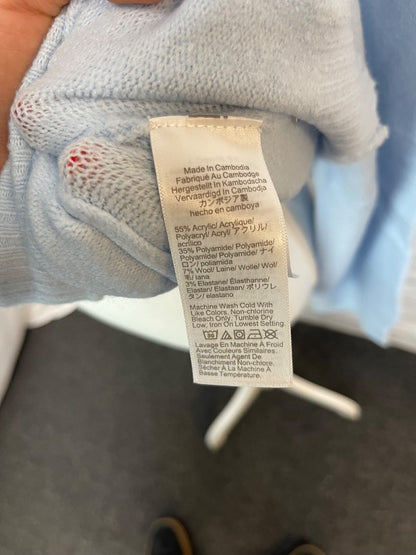 j crew XXL Blue SOFT U cut knit NWT