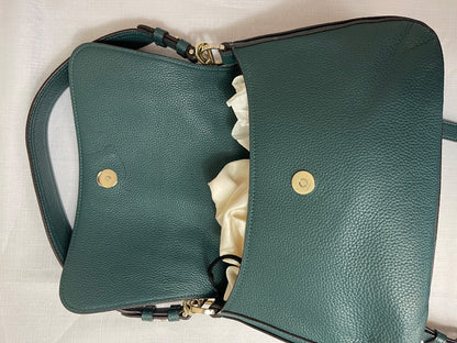 Kate Spade  Blue Pebbel leather crossbody/handle w/ silver hardware