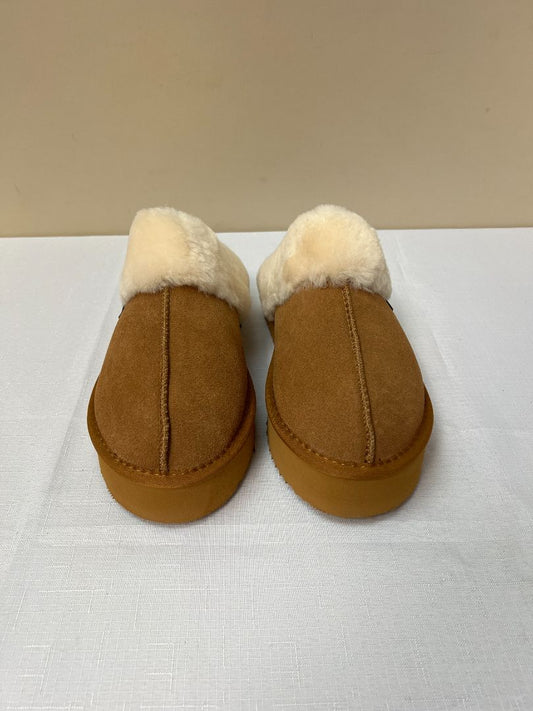 Cloud Nine Sheepskin Size L 8-9  platform slippers