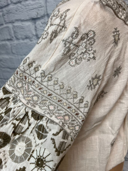 Free People embroidered top