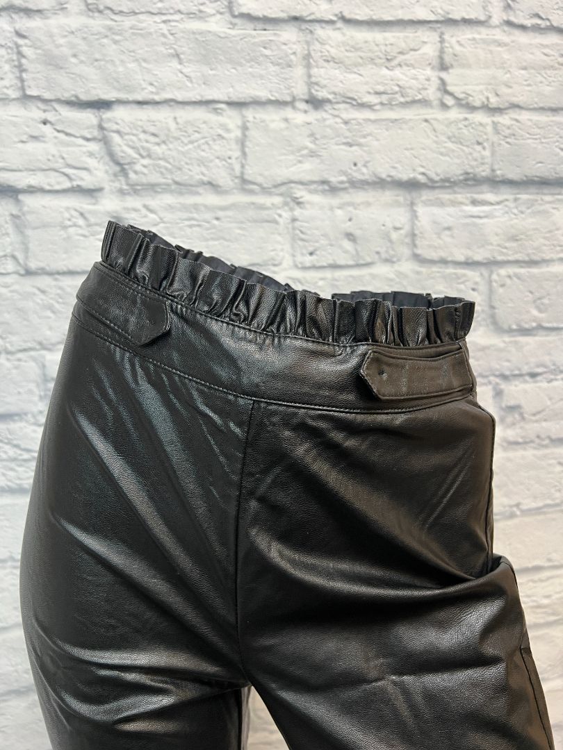 8 by yoox size S faux leather pants