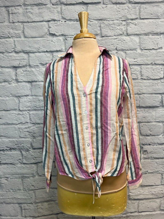 Drew size M stripe top