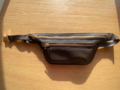 Michael Michael Kors "Logo Double Zip" Fanny Pack