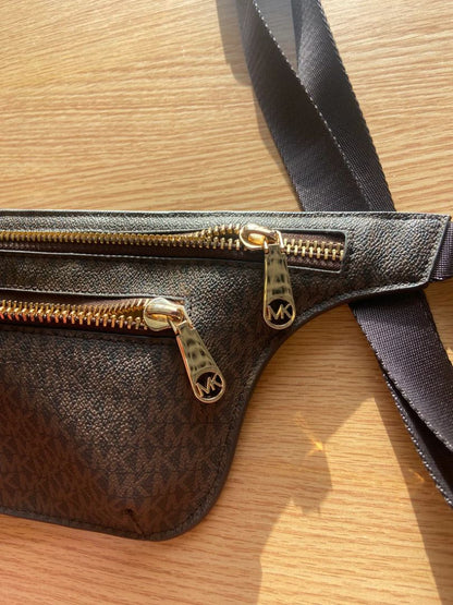 Michael Michael Kors "Logo Double Zip" Fanny Pack
