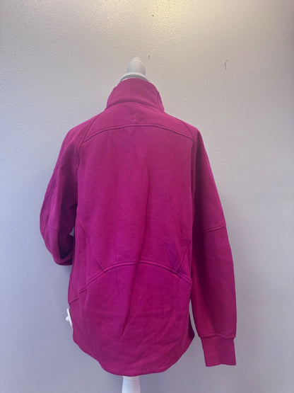 Lululemon M Pink scuba half zip