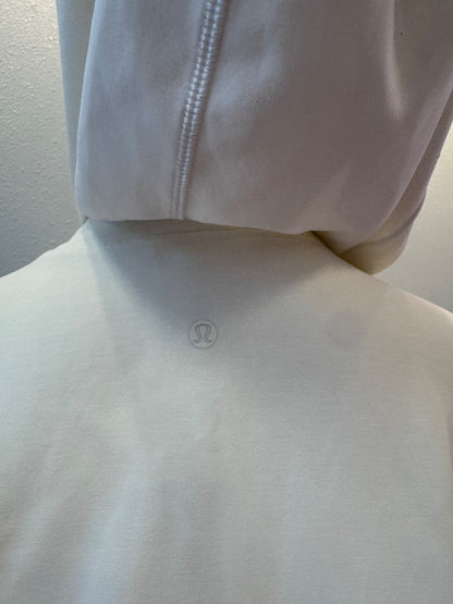 Lululemon 6/M Cream modal full zip hooded LS