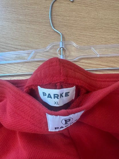 Parke XL Red Sweater material