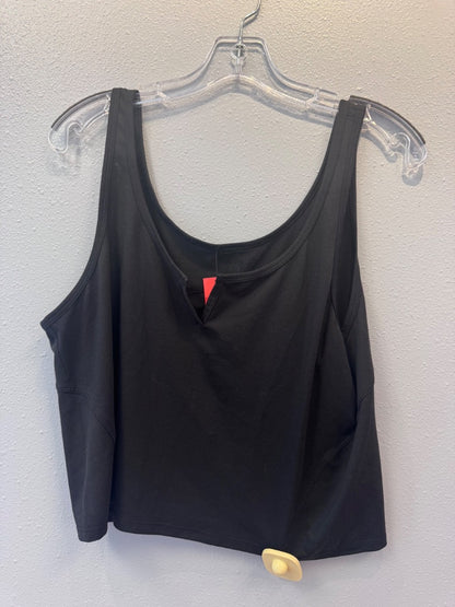 Lululemon L Black Cropped notch neck