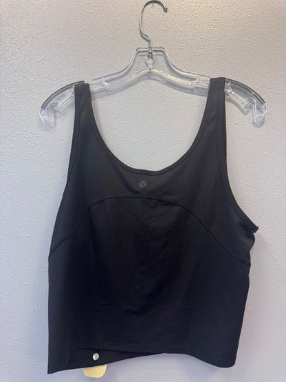 Lululemon L Black Cropped notch neck