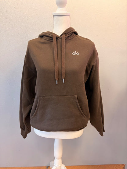 Alo XXS Brown Hoodie