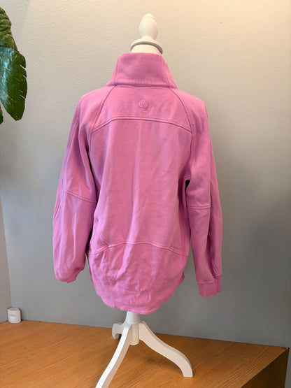 Lululemon M/L Purple 1/4 zip frnt pkt