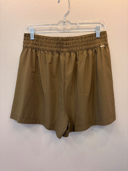 Vuori L Green Ruched wide waistband