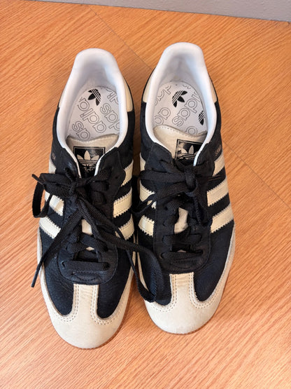 Adidas Original 8.5 Black 'Samba OG Shoes' leather low pro lace up