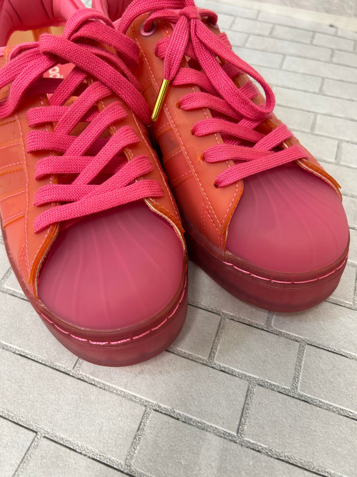 Adidas "Superstar Jelly Semi Solar Pink" Sneakers