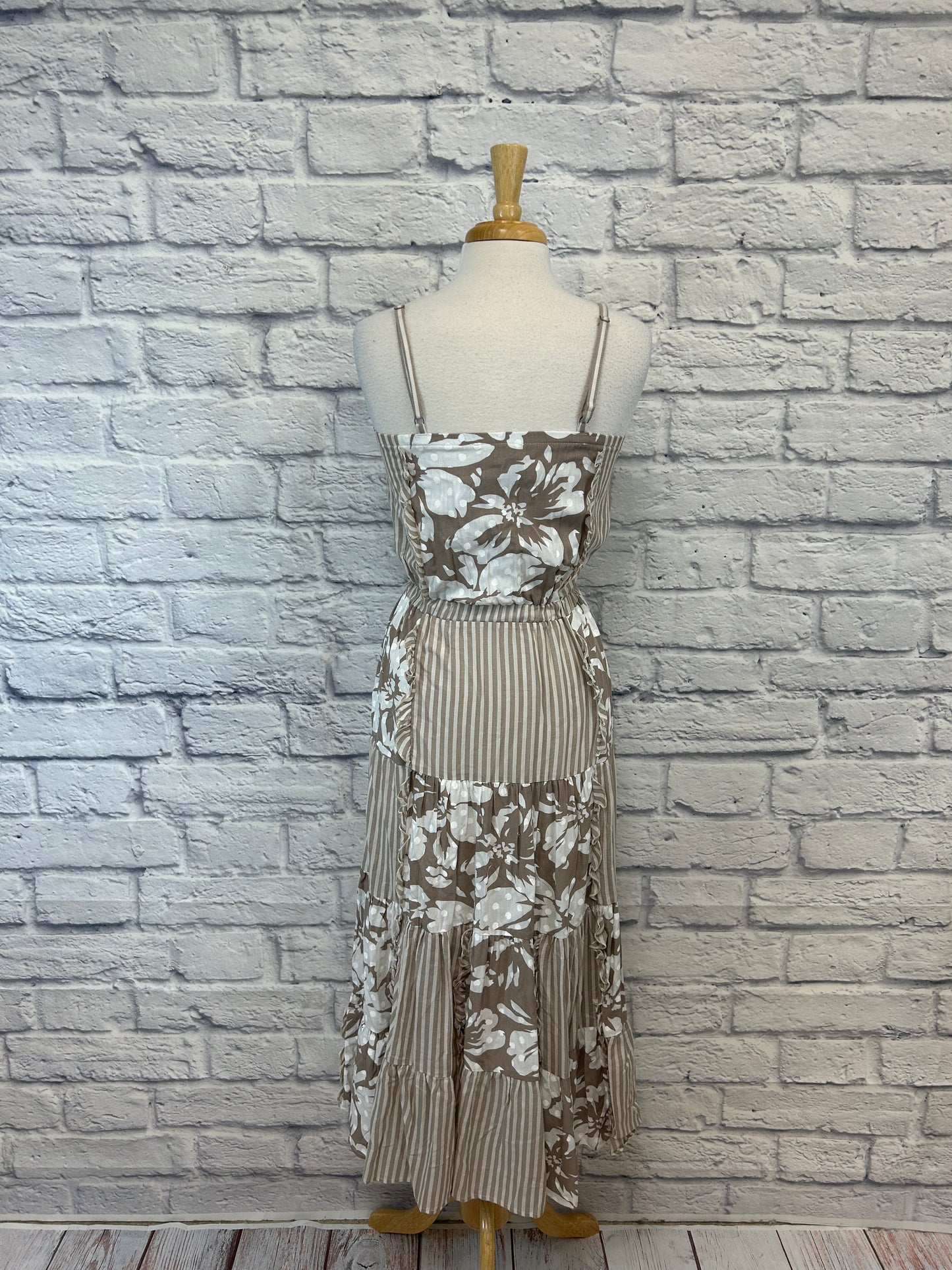 Splendid "Misty Patchwork Midi" Dress