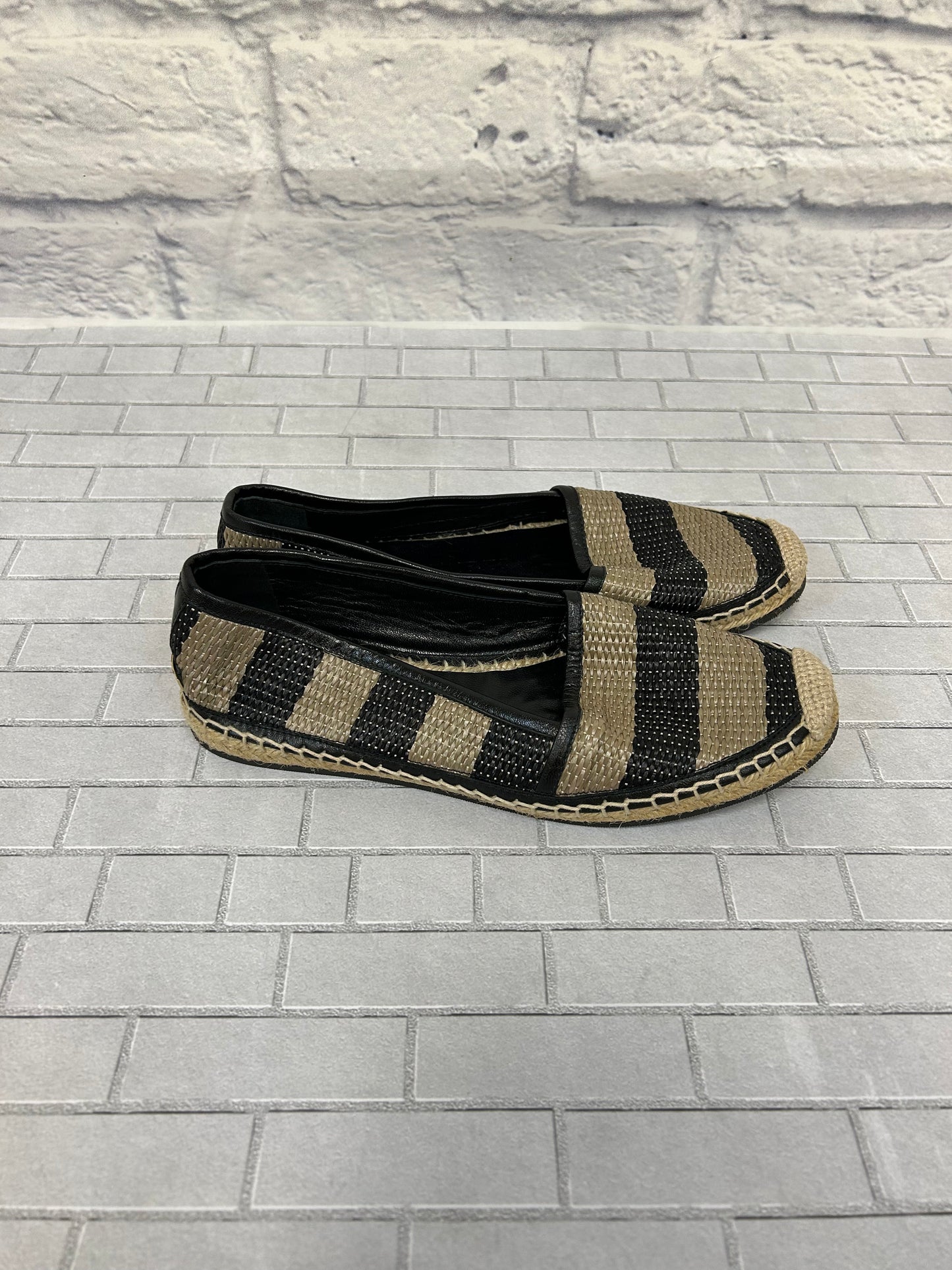 Burberry "Two Tone Striped Raffia Hodgeson Espadrilles"