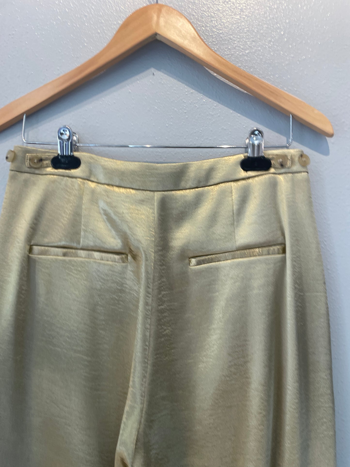 Vince "Metallic Wide Leg" Pants