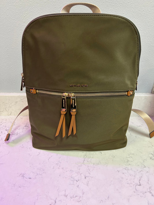 Michael Kors "Rhea Medium Slim Leather Backpack"