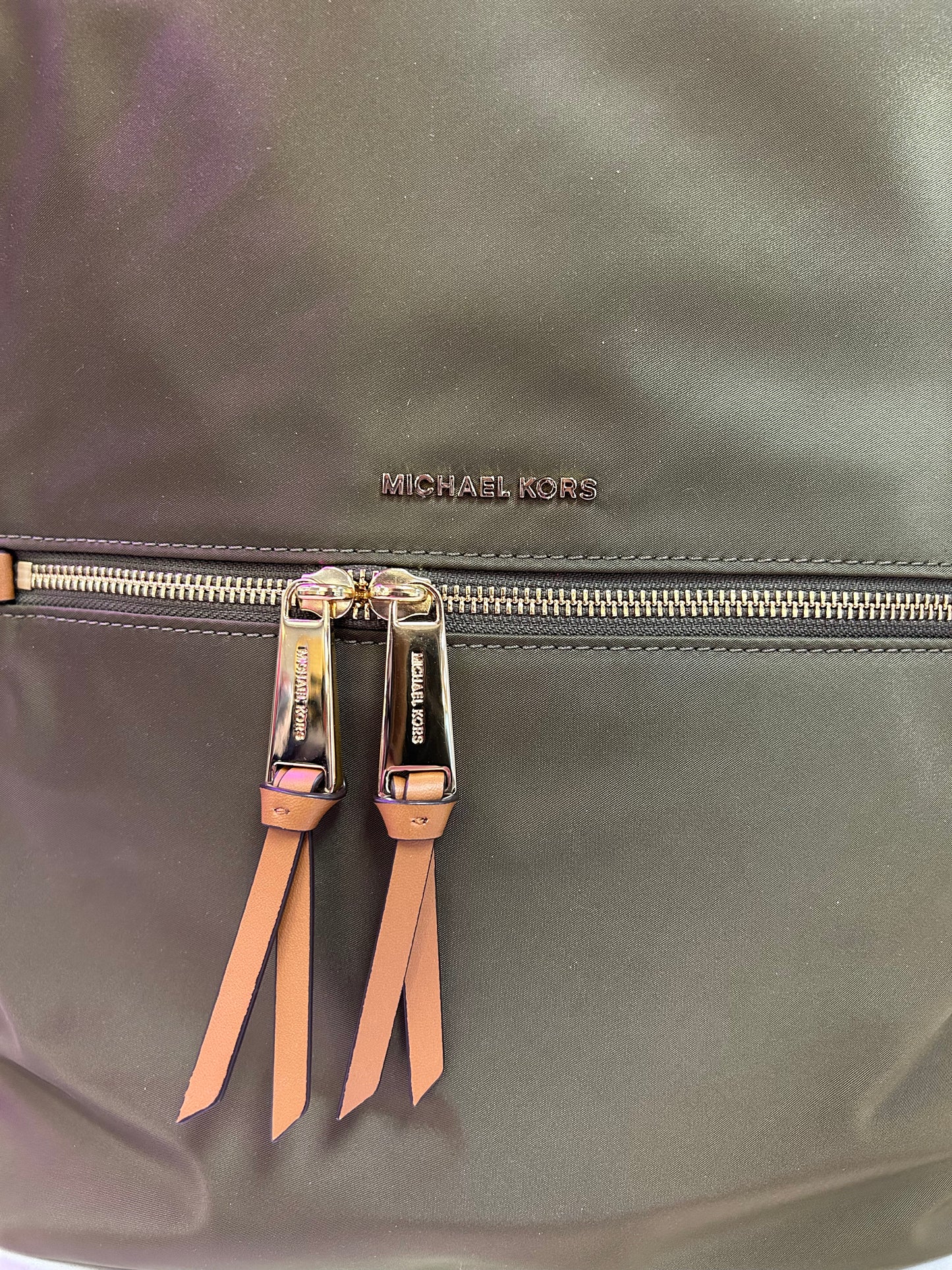 Michael Kors "Rhea Medium Slim Leather Backpack"