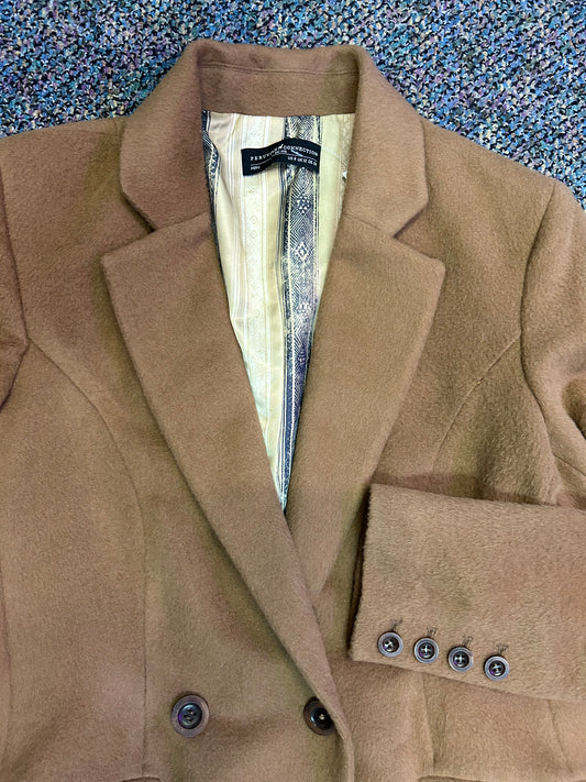 Peruvian Connection "Tan Marlborough Coat"