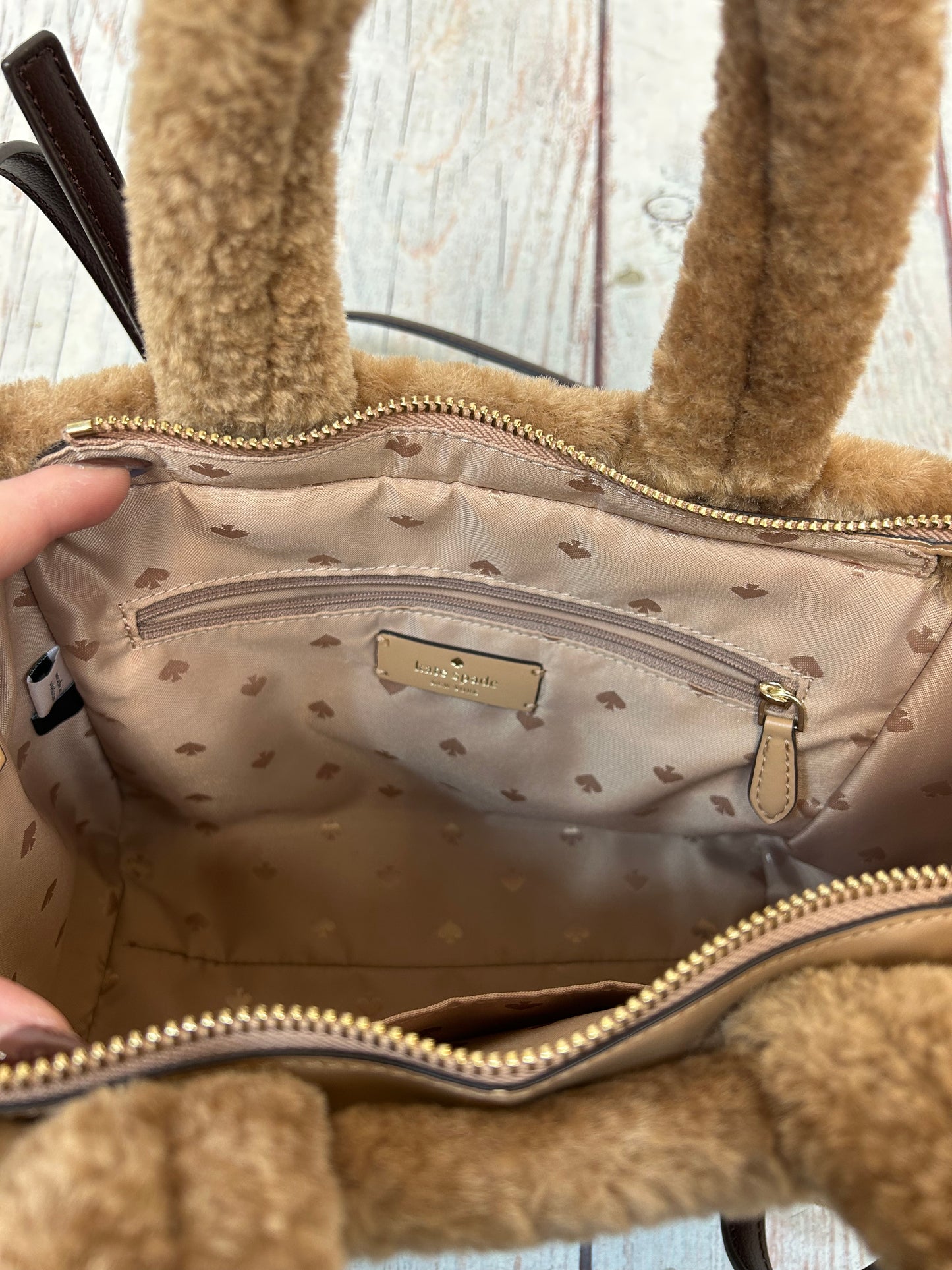 Kate Spade "Faux Fur Crossbody"