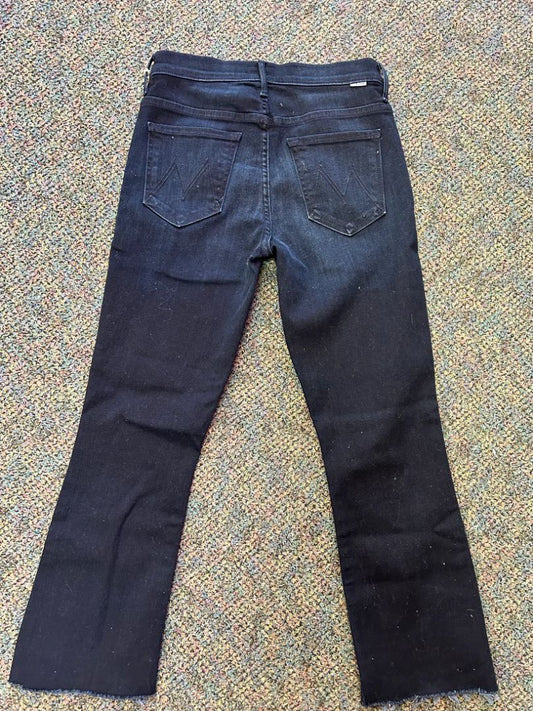 Mother Insider Crop Fray Jeans