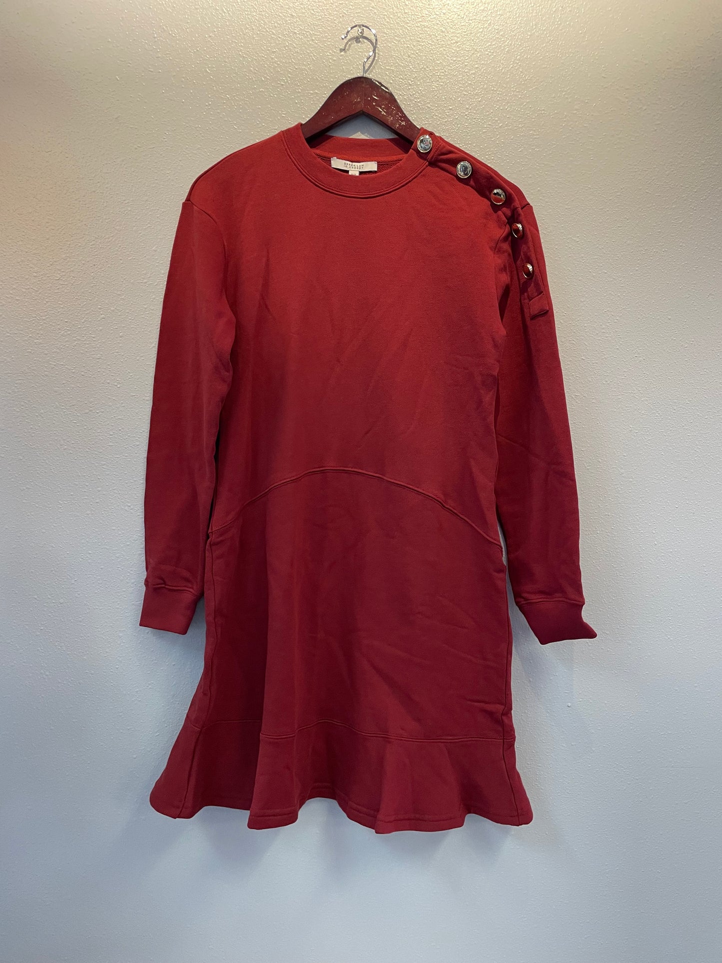 Derek Lam 10 Crosby "Camden Button Sweatshirt" Dress
