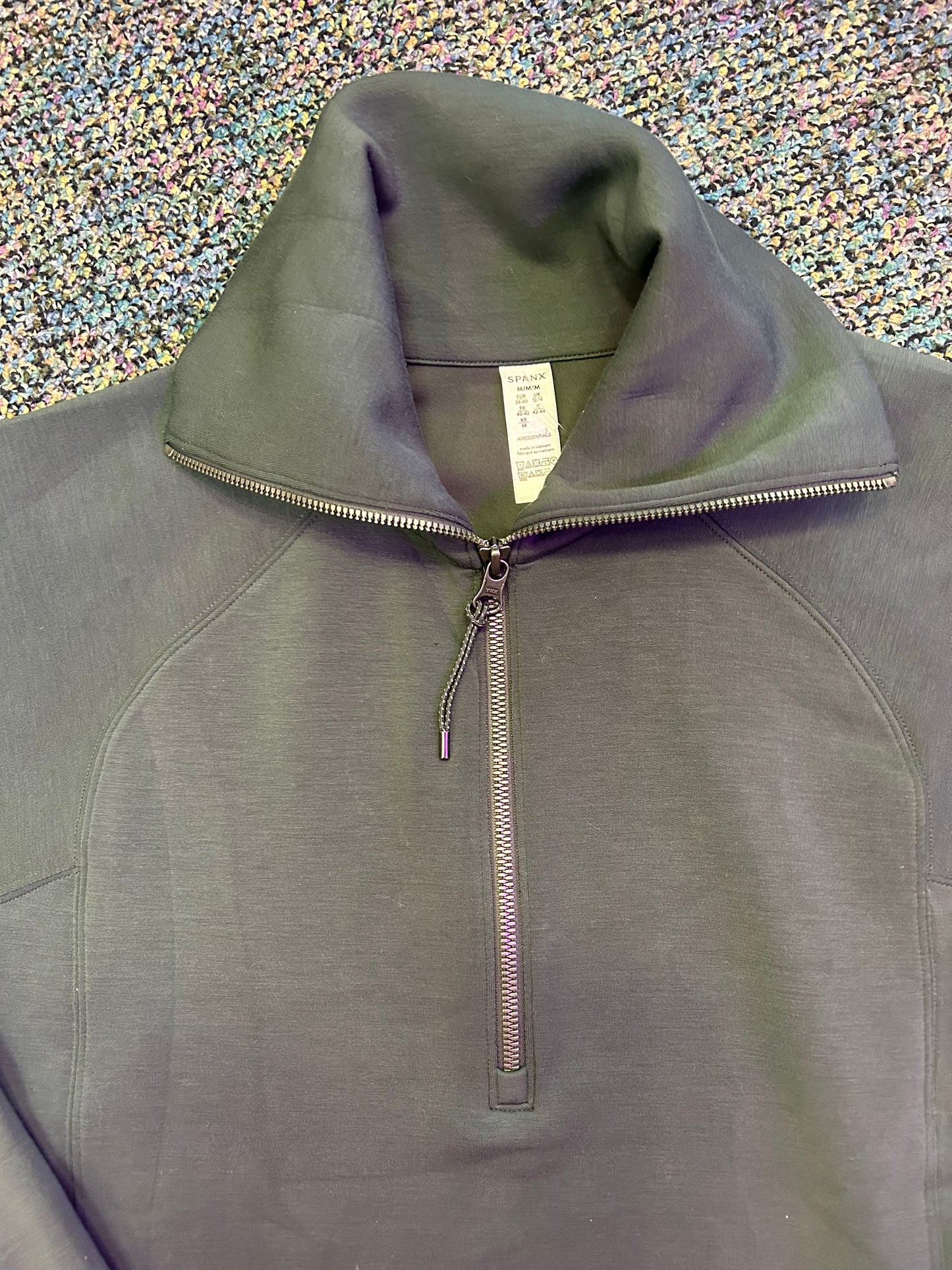 Spanx "AirEssentials Half Zip Sweatshirt"