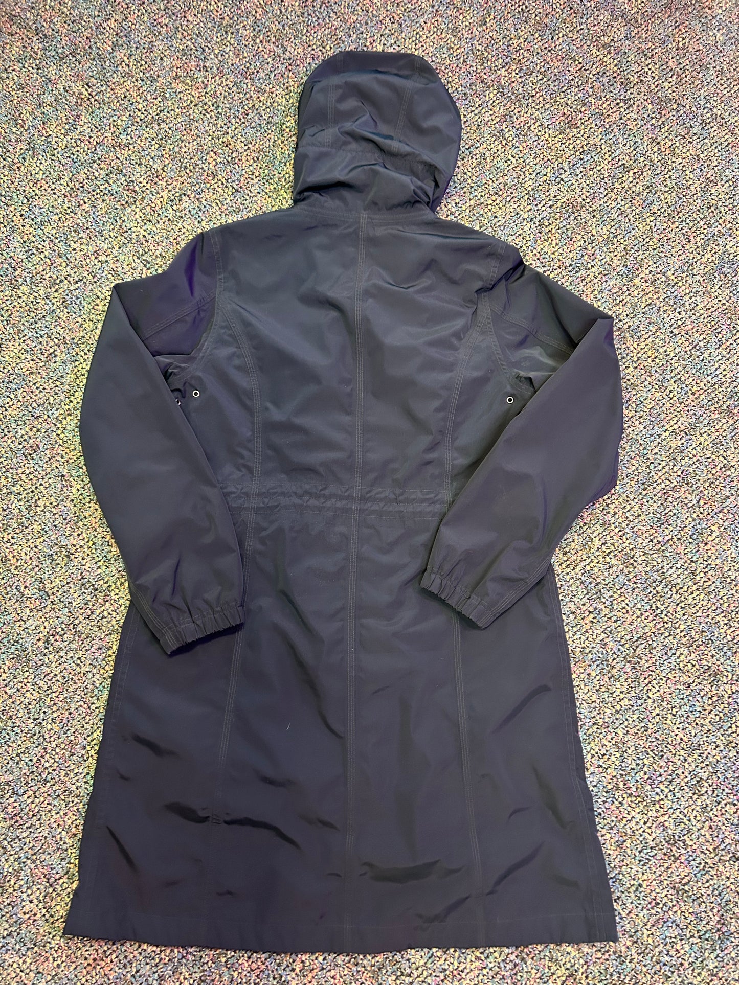 Athleta "Ballard Waterproof Rain Hooded Parka Coat"